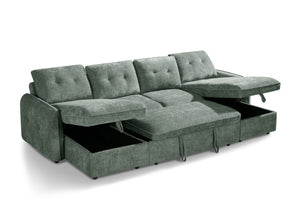 Moscow Sofabed Green U Shape Corner - XShowhome Limited - Xshowhome