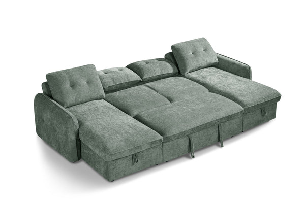 Moscow Sofabed Green U Shape Corner - XShowhome Limited - Xshowhome