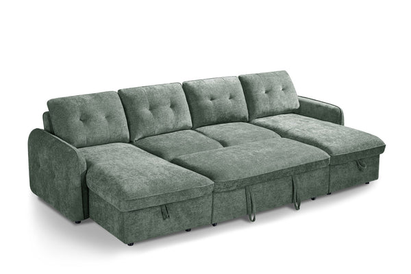 Moscow Sofabed Green U Shape Corner - XShowhome Limited - Xshowhome