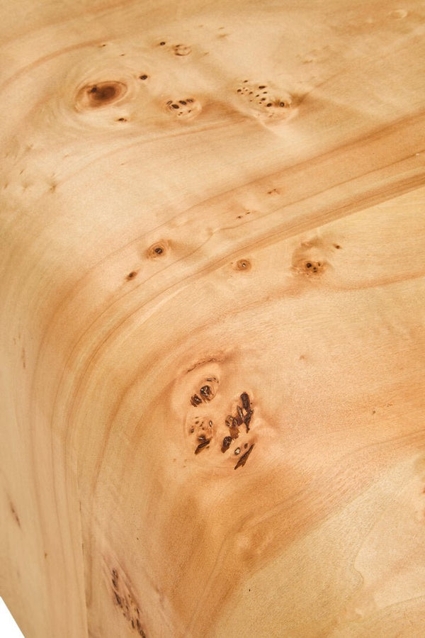 Mota Burl Wood Design Curved Coffee Table - Canwell Interiors Limited - Xshowhome