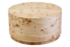 Mota Burl Wood Design Round Coffee Table - Canwell Interiors Limited - Xshowhome