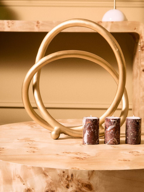 Mota Burl Wood Design Round Coffee Table - Canwell Interiors Limited - Xshowhome