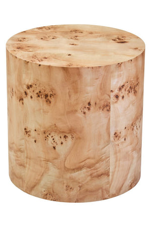 Mota Burl Wood Design Round Side Table - Canwell Interiors Limited - Xshowhome