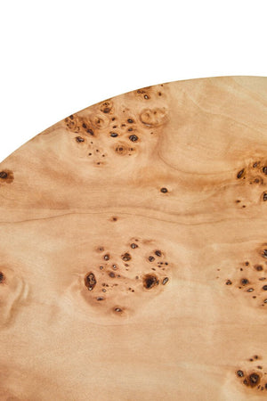 Mota Burl Wood Design Round Side Table - Canwell Interiors Limited - Xshowhome