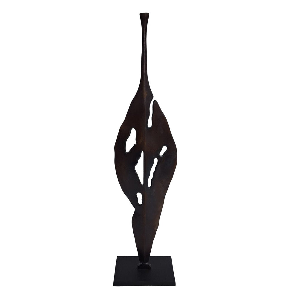 Moulton Twist Aluminium Abstract Leaf Sculpture - XShowhome Limited - Libra