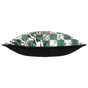 Mythos 30x50 Feather Filled Cushion Green/natural - Canwell Interiors Limited - Riva
