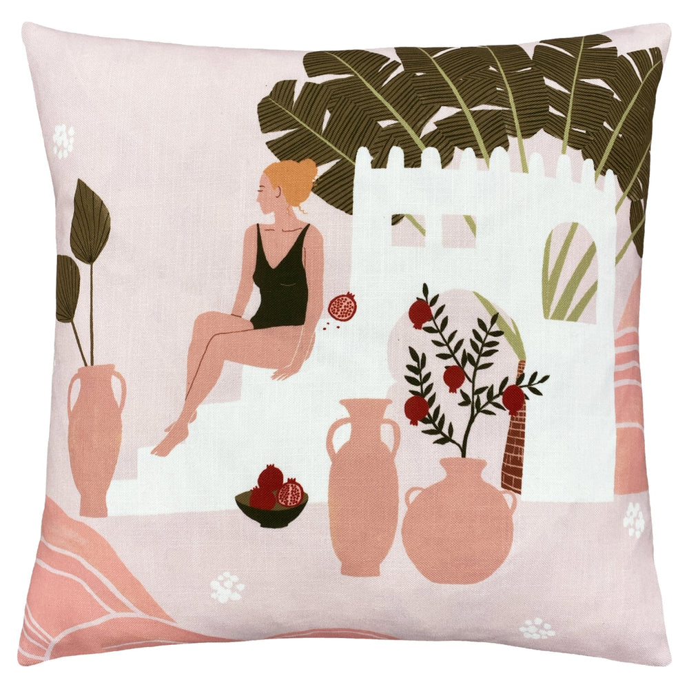 Nalani Riad 50x50 Feather Filled Cushion Sand - Canwell Interiors Limited - Riva