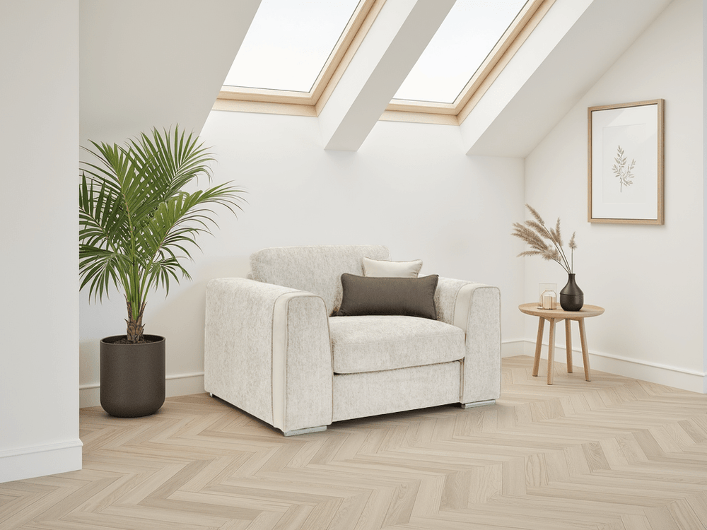 Naples Sofa Beige Armchair - XShowhome Limited - Xshowhome