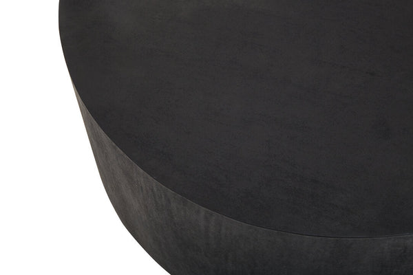 Naro Black And Gold Concrete Look Coffee Table - Canwell Interiors Limited - Xshowhome