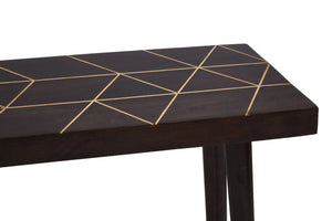 Naro Mango Wood And Gold Finishing Console Table - XShowhome Limited - Xshowhome