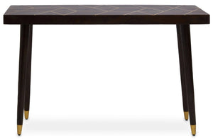 Naro Mango Wood And Gold Finishing Console Table - XShowhome Limited - Xshowhome