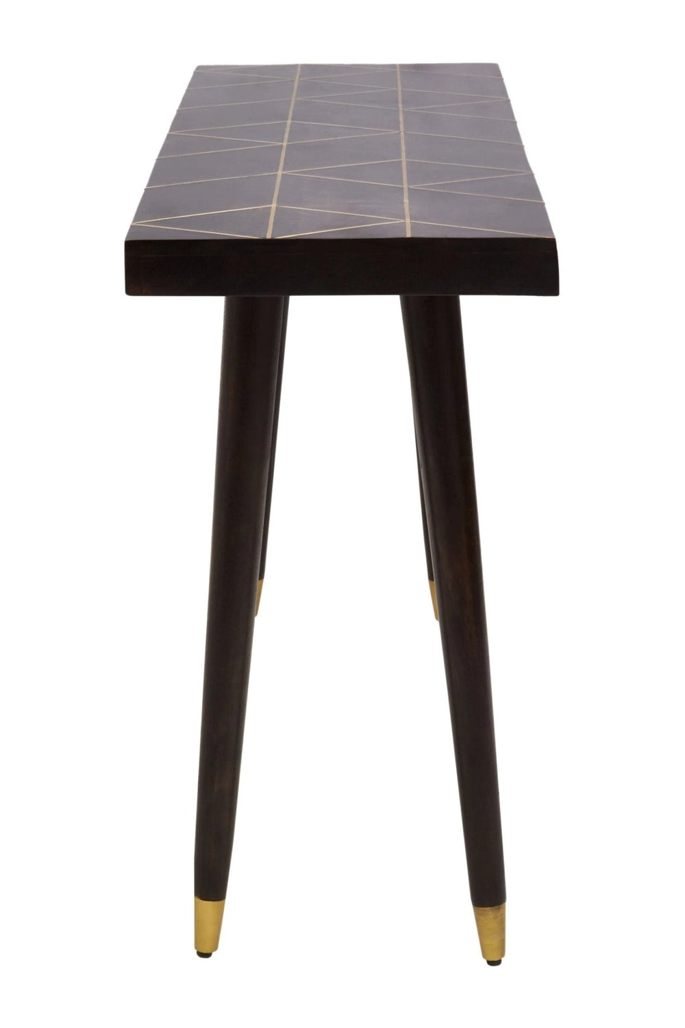 Naro Mango Wood And Gold Finishing Console Table - XShowhome Limited - Xshowhome
