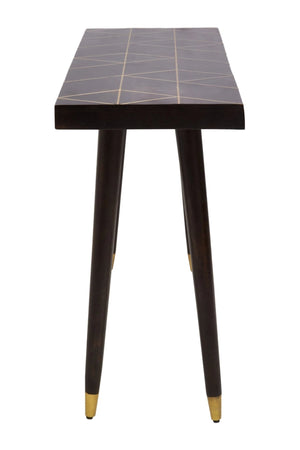 Naro Mango Wood And Gold Finishing Console Table - XShowhome Limited - Xshowhome