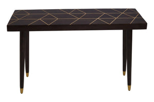 Naro Mango Wood And Gold Finishing Console Table - XShowhome Limited - Xshowhome