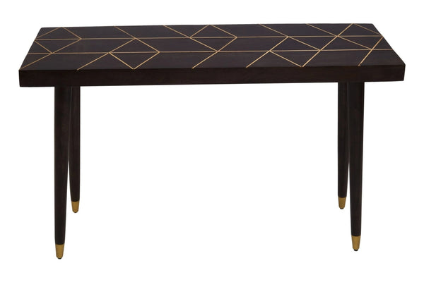 Naro Mango Wood And Gold Finishing Console Table - XShowhome Limited - Xshowhome