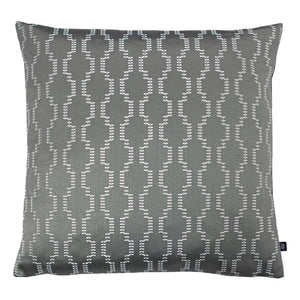 Nash 50x50 Feather Filled Cushion Fog/dark Grey - Canwell Interiors Limited - Riva