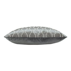 Nash 50x50 Feather Filled Cushion Fog/dark Grey - Canwell Interiors Limited - Riva