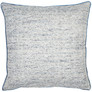 Navy Woven Slub 50x50 - Canwell Interiors Limited - Malini