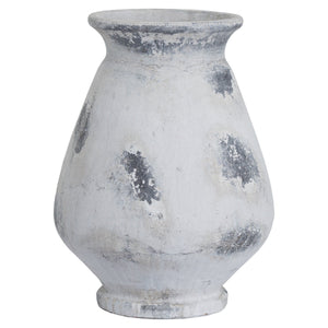 Naxos Large Antique White Vase - Canwell Interiors Limited - Hills