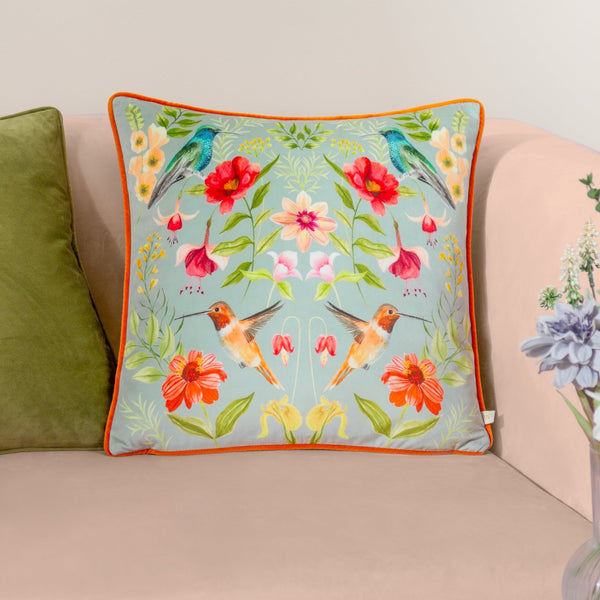 Nectar Garden Blossom 43x43 Feather Filled Cushion Multi - Canwell Interiors Limited - Riva
