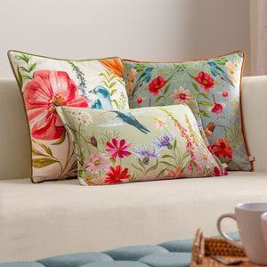 Nectar Garden Blossom 43x43 Feather Filled Cushion Multi - Canwell Interiors Limited - Riva