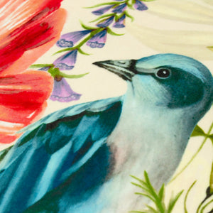 Nectar Garden Bluebird 43x43 Feather Filled Cushion Bloom - Canwell Interiors Limited - Riva