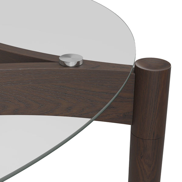 Ned Clear & Chocolate Dining Table - Canwell Interiors Limited - Canwell