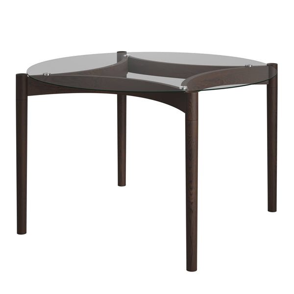 Ned Clear & Chocolate Dining Table - Canwell Interiors Limited - Canwell