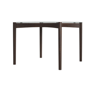 Ned Clear & Chocolate Dining Table - Canwell Interiors Limited - Canwell