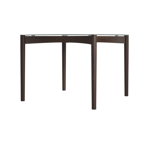 Ned Clear & Chocolate Dining Table - Canwell Interiors Limited - Canwell