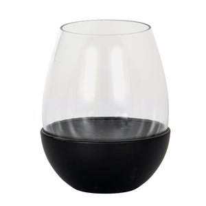 Neris Large Candle Holder with Glass Goblet - Canwell Interiors Limited - Hills