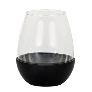 Neris Medium Candle Holder with Glass Goblet - Canwell Interiors Limited - Hills