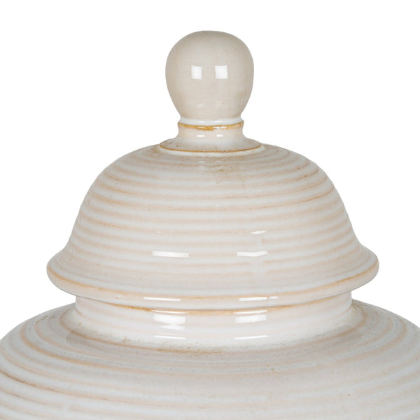 Neva Lidded Ceramic Ginger Jar - Canwell Interiors Limited - Hills