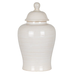 Neva Lidded Ceramic Ginger Jar - Canwell Interiors Limited - Hills