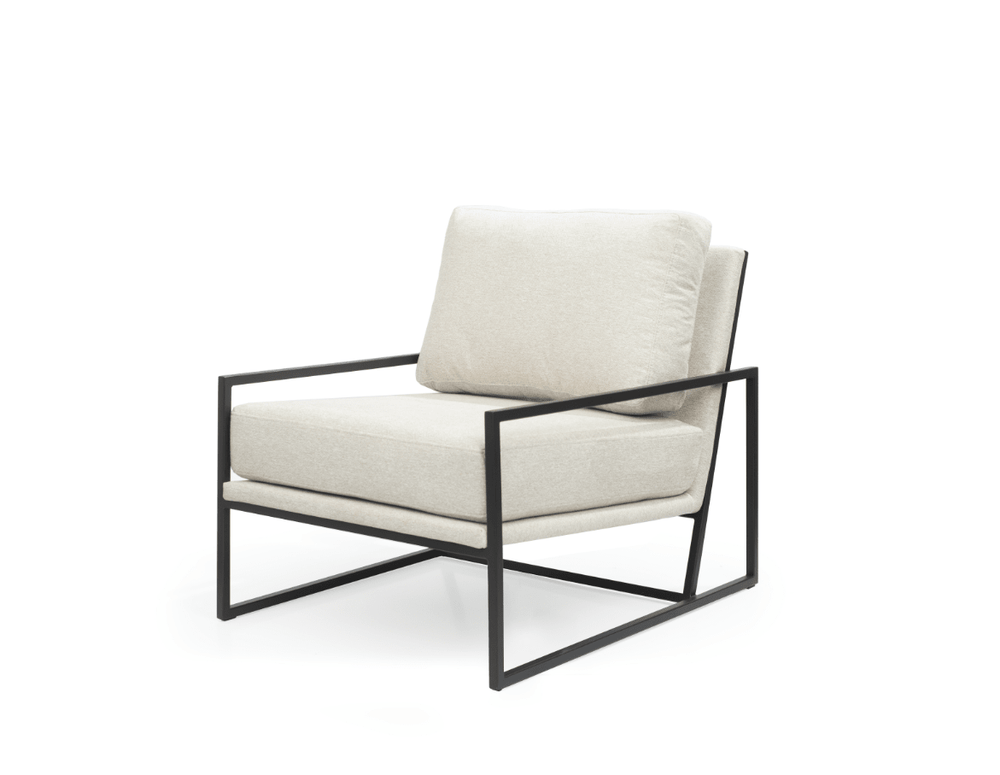 Newell Lounge Chair - Avery Velour Cream - XShowhome Limited - Tommy Franks