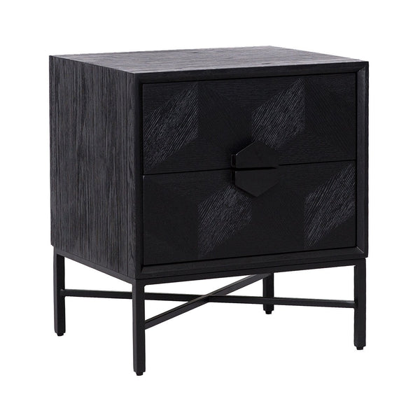 Nightstand Blax 2 - Drawer (black) - Canwell Interiors Limited - Richmond