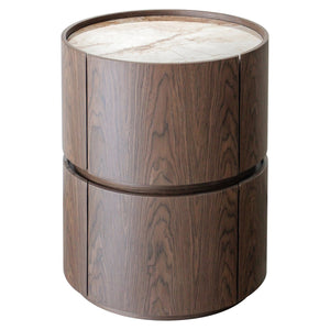 Nightstand Ellery brown 2 - drawers - Canwell Interiors Limited - Richmond