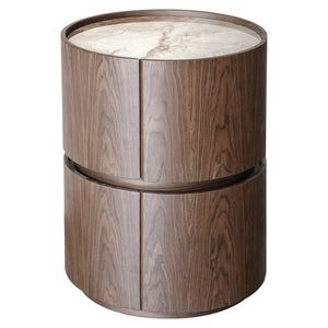 Nightstand Ellery brown 2 - drawers - Canwell Interiors Limited - Richmond
