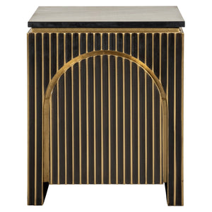 Nightstand Les Arcs brushed gold - Canwell Interiors Limited - Richmond