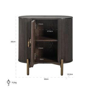 Nightstand Luxor brown - Canwell Interiors Limited - Richmond