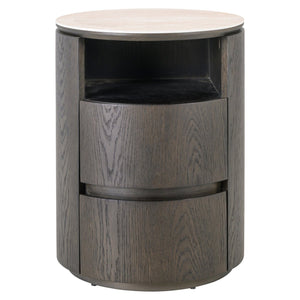 Nightstand Nando Brown 2-drawers - XShowhome Limited - Richmond