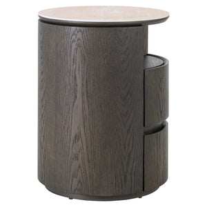Nightstand Nando Brown 2-drawers - XShowhome Limited - Richmond