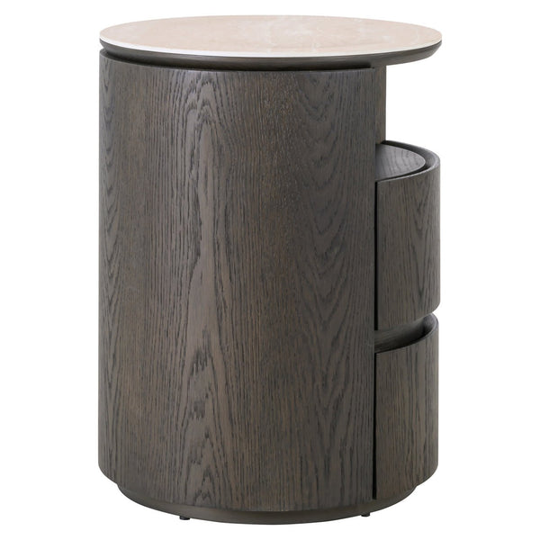 Nightstand Nando Brown 2-drawers - XShowhome Limited - Richmond