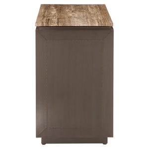 Nightstand Russo ash brown 3 - drawers - Canwell Interiors Limited - Richmond