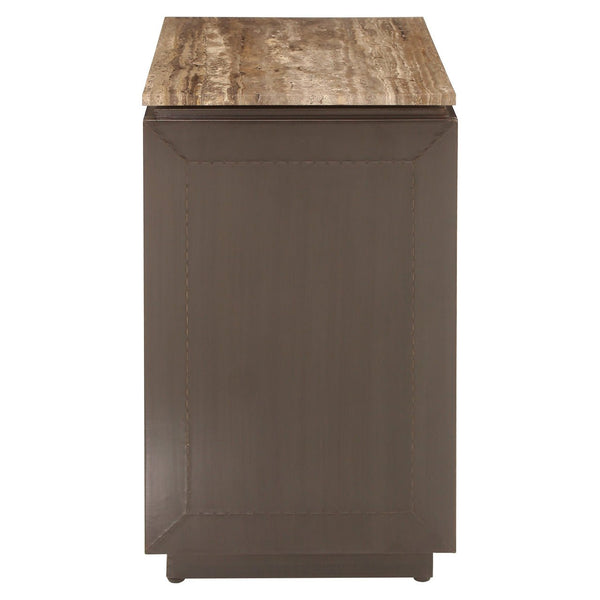 Nightstand Russo ash brown 3 - drawers - Canwell Interiors Limited - Richmond