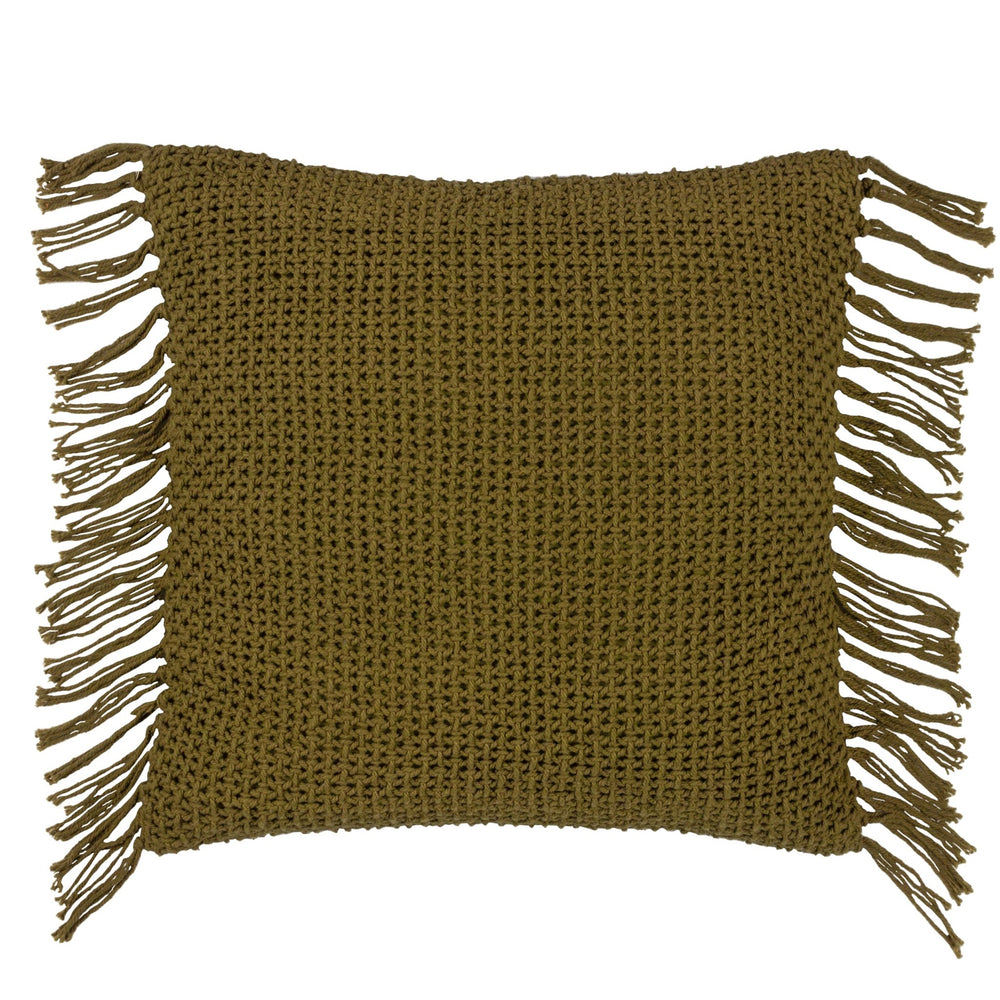 Nimble 45x45 Feather Filled Cushion Khaki - Canwell Interiors Limited - Riva