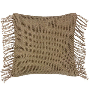 Nimble 45x45 Feather Filled Cushion Mushroom - Canwell Interiors Limited - Riva