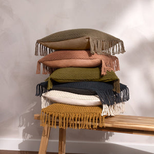 Nimble 45x45 Feather Filled Cushion Natural - XShowhome Limited - Riva