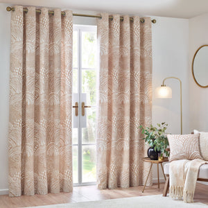 Nola 168x229 Eyelet Curtains Oat - Canwell Interiors Limited - Riva