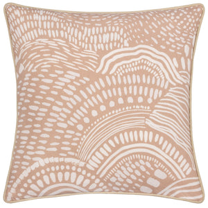 Nola 45x45 Feather Filled Cushion Oat - Canwell Interiors Limited - Riva